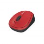 Microsoft | Wireless mouse | WMM 3500 | Black, Red - 4